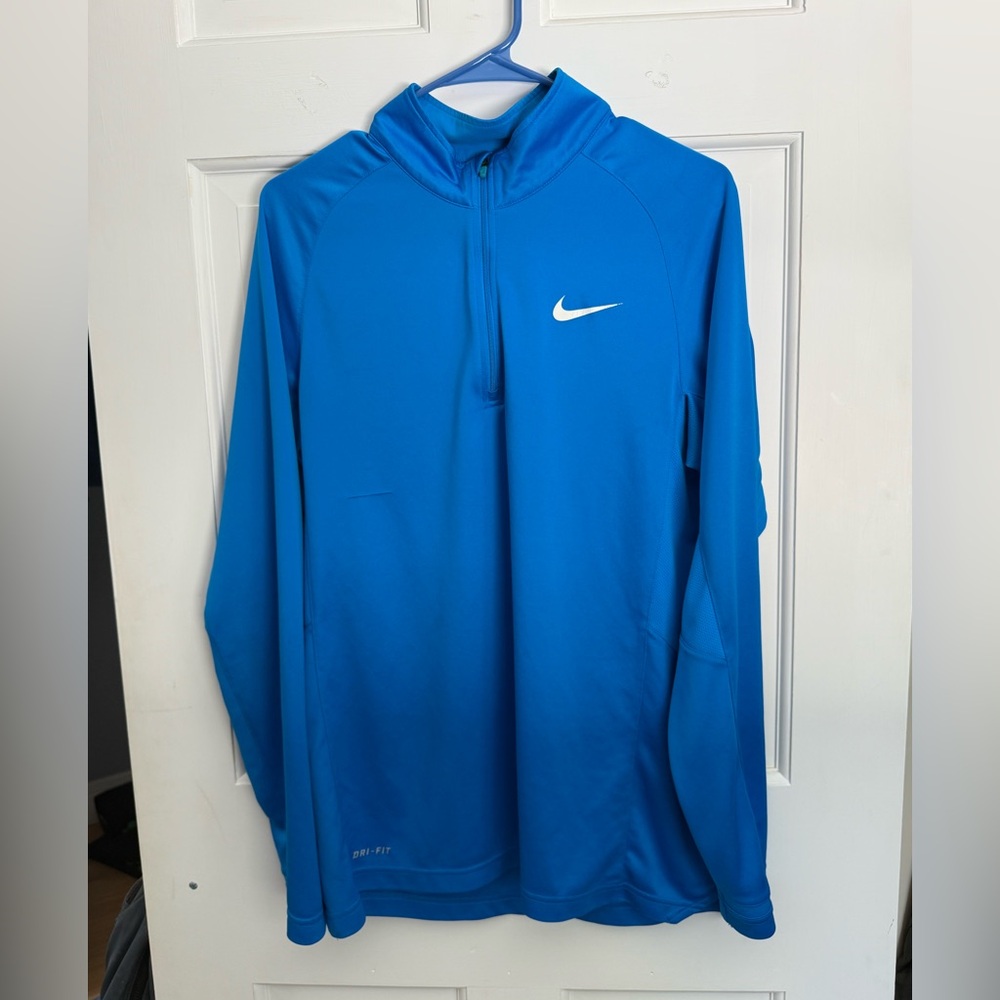 Nike Quarter Zip running Men's Blue Jacket